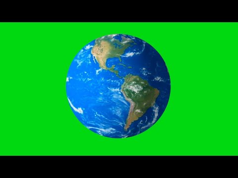 Full Rotating World Globe On Green Screen | 3D Animated World Map Full HD Map 2021 | 1080p