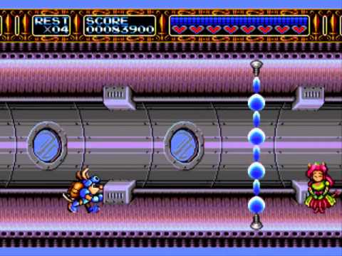 Rocket Knight Adventures - Genesis: Longplay (Very Hard)