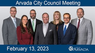 Preview image of Arvada City Council Meeting - February 13, 2023