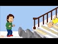 Boris Causes Caillou To Fall Grounded Pt 2
