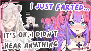 Vivi Gets Scared and Accidentally FARTS Right Next to EATING Botan! 😂💨 | Hololive Clip