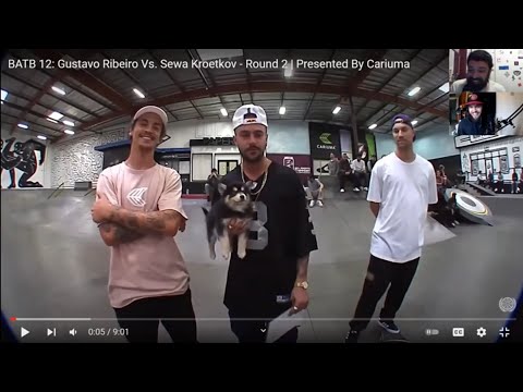 THE BEST GAME OF SKATE so far, BATB 12: Gustavo Ribeiro Vs. Sewa Kroetkov reaction