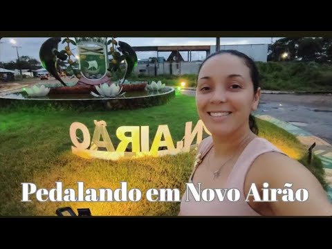 Final de tarde pedalando em Novo Airão 🌧️🚴‍♀️ | Vlog simples