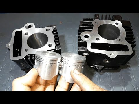 How to Increase the Displacement of a Fifty-Sixty! Increase Power in a 50cc Engine!