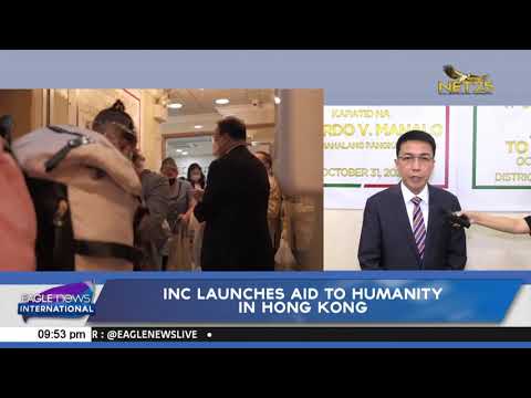 INC launches Aid to Humanity in Hong Kong