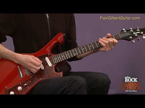 Paul Gilbert Guitar Lessons: Pentatonic Solo (Part 1)
