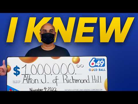 “I Knew I’d Win” — $1 Million Lottery Winner