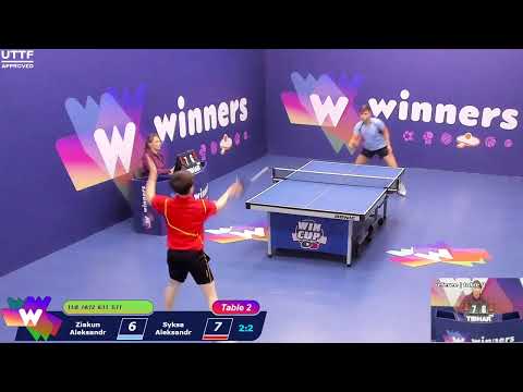 WINners CUP table 2  04.09  Ziakun Aleksandr - Syksa Aleksandr 16:00