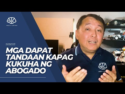 Mga Dapat Tandaan Kapag Kukuha ng Abogado | Gio Need A Lawyer?