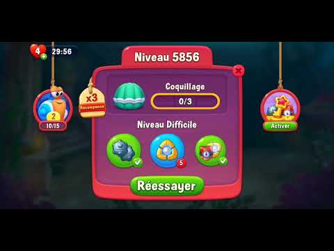 Fishdom level 5851 to 5860 / niveau 5851 au 5860