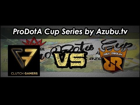 Clutch Gamers vs Rex Regum Qeon Prodotacup series by Azubu.tv Dota 2 Highlights