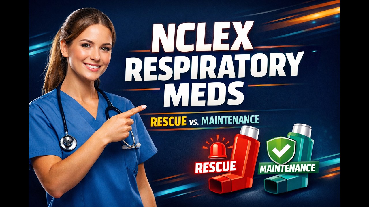 Lower Respiratory Disorders & Medications | NCLEX Priority Framework