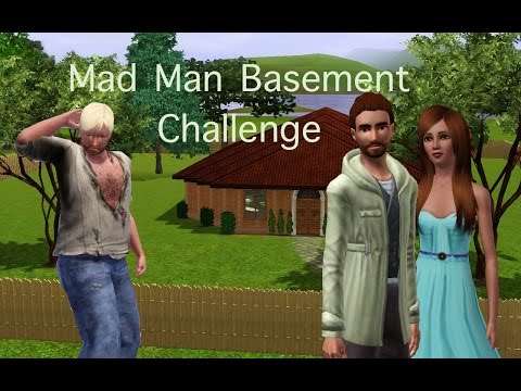 Let's Play The Sims 3 MadMan Basement Challenge Day 4/ Befriend your Baby