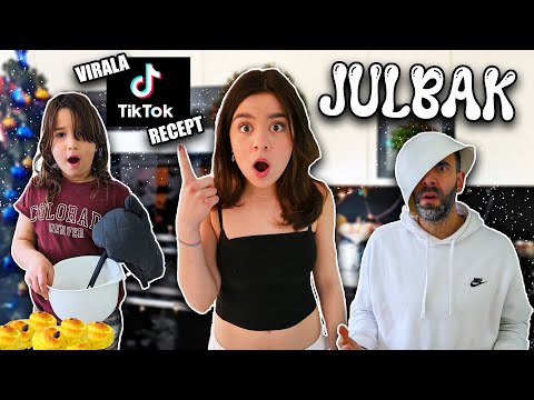 Vi TESTAR VIRALA TIKTOK RECEPT. KAOS i BAKNING inför JULEN
