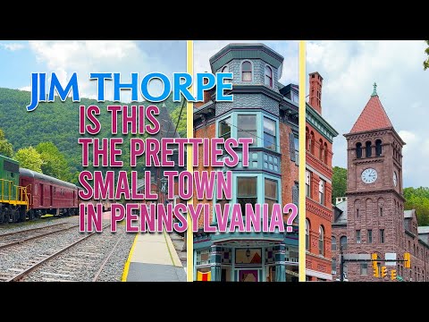 JIM THORPE : Is This the Prettiest Small Town in Pennsylvania? | The Planet V [4K]
