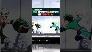 DEKU IMPRESSES BAKUGO WITH HIS STRENGTH 💥 #MyHeroAcademia #BokuNoHeroAcademia #edit