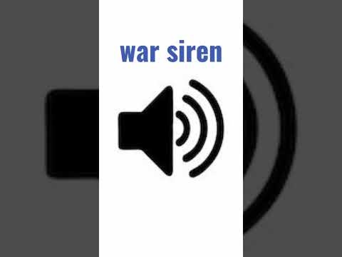 war siren sound🚨 #war #siren #soundeffects