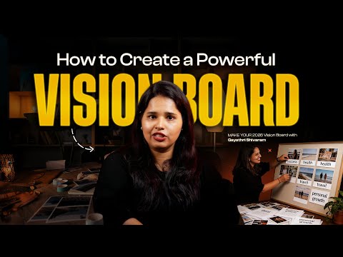 MAKE YOUR 2026 Vision Board | How I Manifest EVERYTHING I Want | Gayathri Shivaram