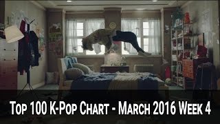 TOP 100 KPOP SONGS CHART - MARCH 2016 WEEK 4