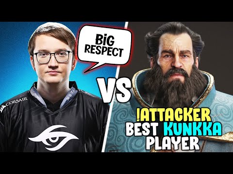 When MATUMBAMAN meet the BEST Kunkka user in the world "!Attacker" DOTA 2