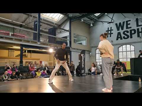Danish Championship in breakdance prelim l Bgirl Joy vs Bboy Tunde