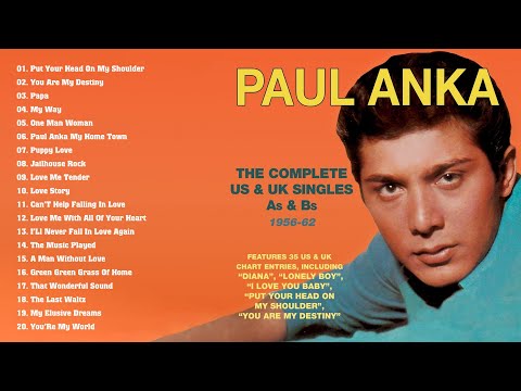 Paul Anka Greatest Hits Full Album - Paul Anka Best Of Playlist