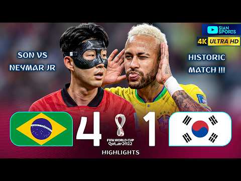 NEYMAR RAN THE SHOW AND BRAZIL HUMILIATED THE GREATEST KOREAN GENERATION OF ALL TIME!