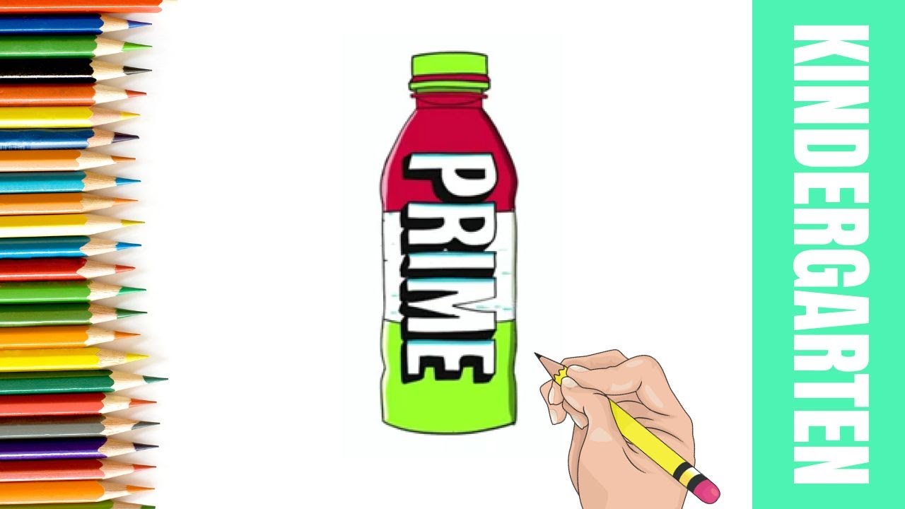How to Draw Prime Hydration for Kids