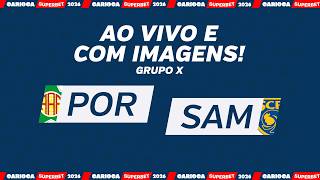 AO VIVO E COM IMAGENS: PORTUGUESA X SAMPAIO CORRÊA - RODADA 5 - GRUPO X - CARIOCÃO 2026