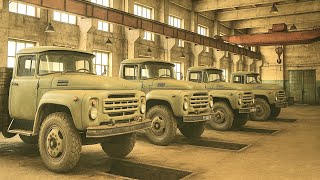 Restoring old engine v 8/Starting old truck zil 130 after 30 yars #automobile #repair #restoration