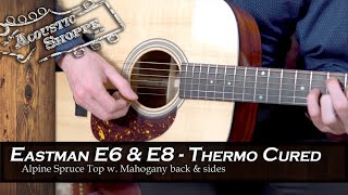 Video thumbnail for New Eastman Guitars E6D-TC & E8D-TC Acoustic Guitars by The Acoustic Shoppe