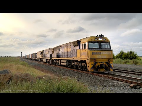 2PM5 Pacific National Container Train (11/11/2021) - PoathTV Australian Railways