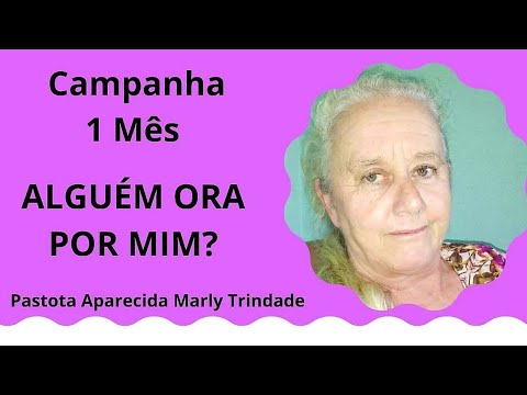 Aparecida Trindade está ao vivo! Alguém ora por mim?