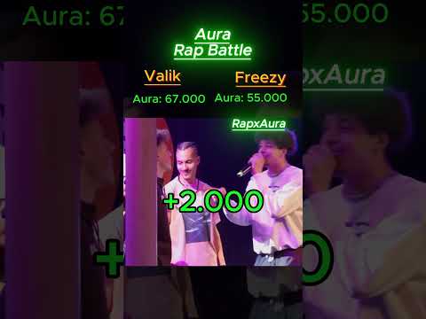 Valik vs Freezy - Aura Scan 📈📉 - Part 4 #aura #freestyle #freezy #rapbattle #valik