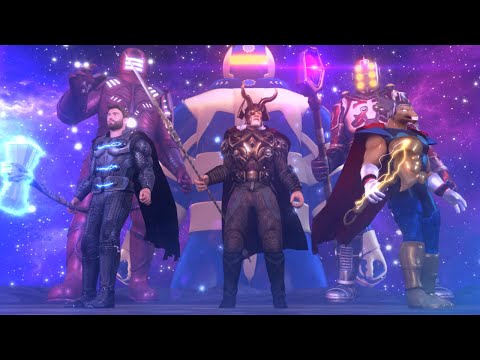 THE CELESTIALS vs Thor, King Odin, Beta Ray Bill: (Parts 1-4) Thor: Fall & Rise of a King