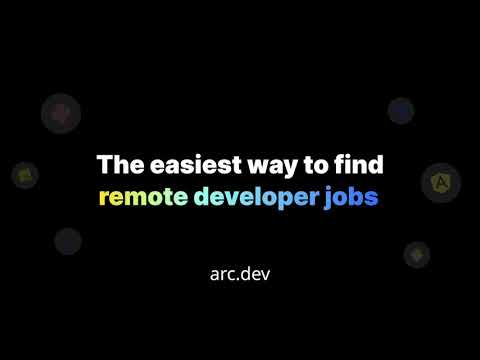 Arc 2.0 - The Easiest Way to Find Remote Developer Jobs | Arc.dev