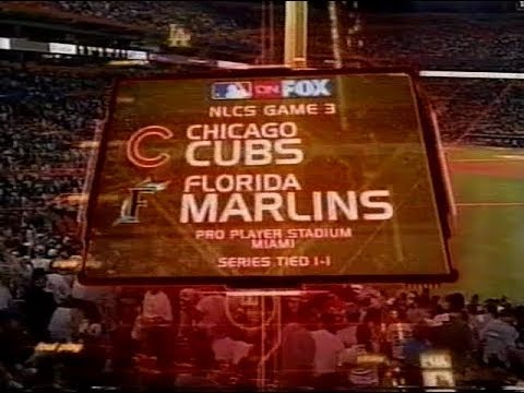 2003 NLCS Game 3 - Cubs at Marlins - Friday, October 10, 2003 - FOX