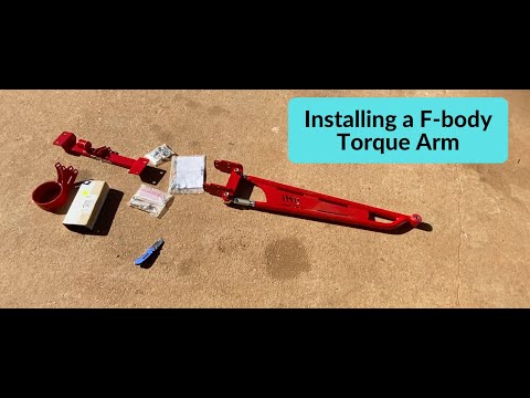 Installing my Torque arm in a F-body