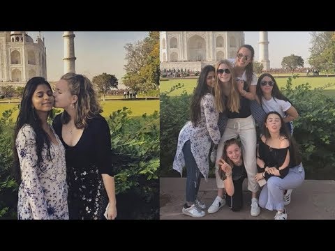 Shah Rukh Khan Daughter Suhana Khan Visit Taj Mahal With Friends