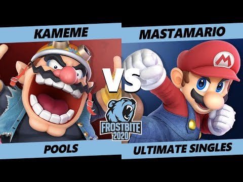 Frostbite 2020 SSBU Pools - R2G | Kameme (Wario) Vs. POW | MastaMario (Mario) Smash Ultimate Singles