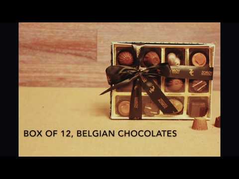 ZOROY Luxury Chocolate Oval Wicker Hamper
