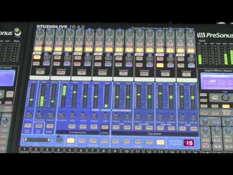 Presonus Studiolive 16.4.2 mixer overview Part #2 - Authorized Presonus Dealer