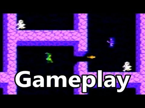 Dark Chambers Atari 7800 Gameplay Complete Game Levels A to Z