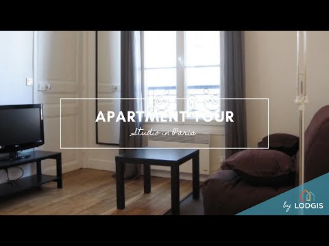 Apartment Tour // Furnished  22m2 in Paris – Ref : 1040161