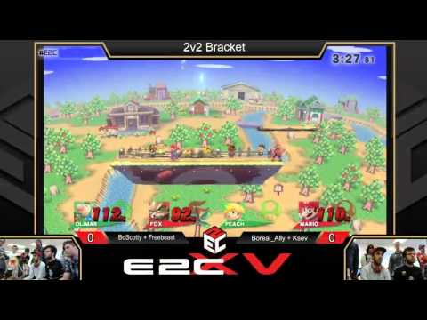 E2C 15 Smash 4 Doubles: BoScotty/GreenBeast vs. Ally/Ksev