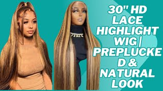 30 HD Lace Highlight Wig | PrePlucked & Natural Look