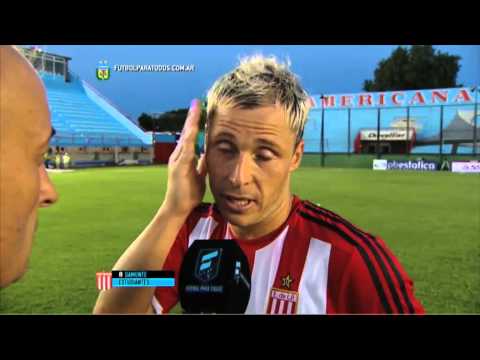 Damonte: "Partido muy inteligente". Arsenal 0 - Estudiantes 1. Fecha 1. Primera División 2015. FPT