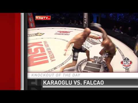 Knockout of the Day: Aziz Karaoglu Upsets Maiquel Falcao at KSW 33