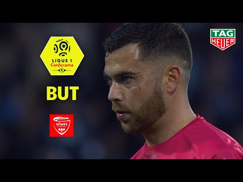 But Téji SAVANIER (16' pen) / Nîmes Olympique - Girondins de Bordeaux (2-1)  (NIMES-GdB)/ 2018-19