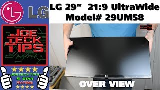 Video thumbnail for LG 29UM58 21:9 29" UltraWide 75Hz Monitor | JoeteckTips by Joeteck